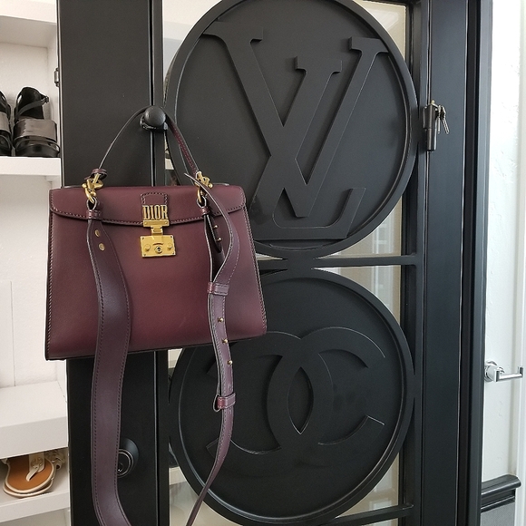 Gorgeous Christian Dior Dioraddict Top handle Leather satchel Handbag - Picture 6 of 16